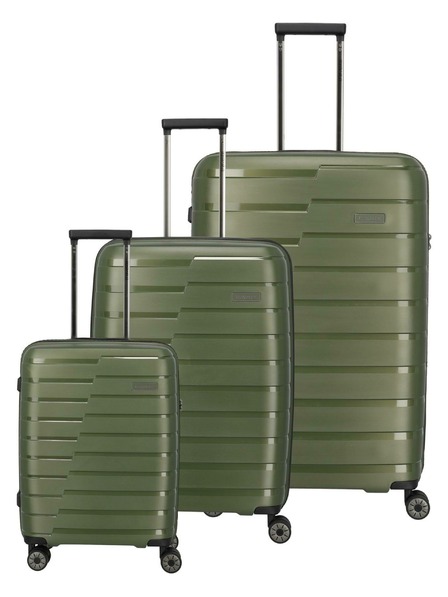 Travelite Reisekoffer-Set Travelite Air Base S,M,L Olive
