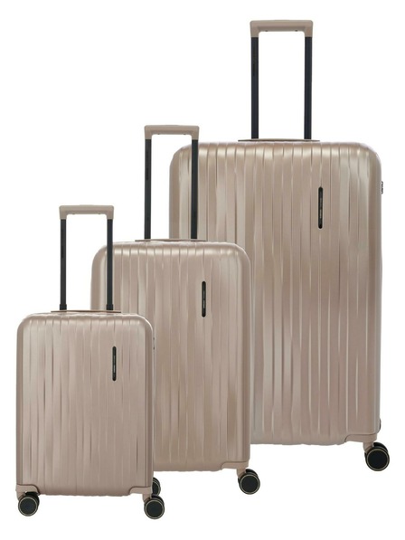 Travelite Reisekoffer-Set Travelite BARBARA Novelty S,M,L Satin Nude