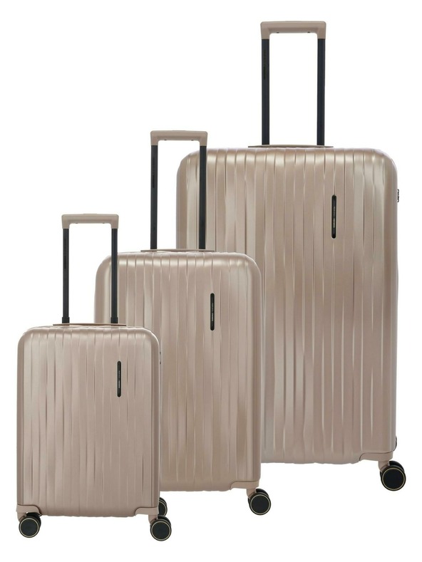 Travelite Reisekoffer-Set Travelite BARBARA Novelty S,M,L Satin Nude