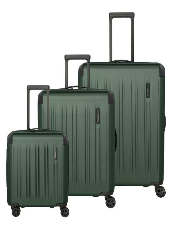 Travelite Reisekoffer-Set Travelite Dynamiic S,M,L erweiterbar Grün