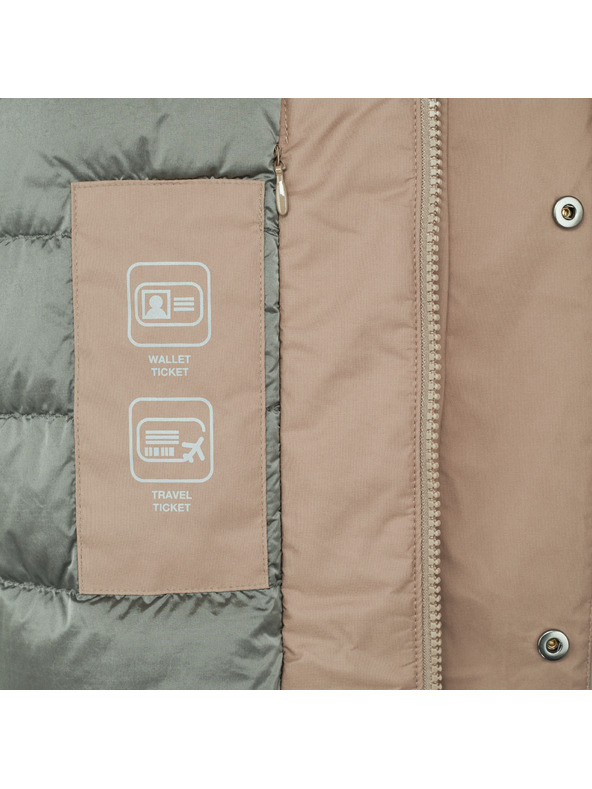 Geox Beige Herren-Daunenjacke Geox Aurelio