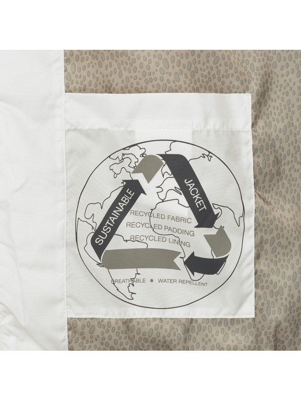 Geox Weiße Damen-Daunenjacke Geox Anylla