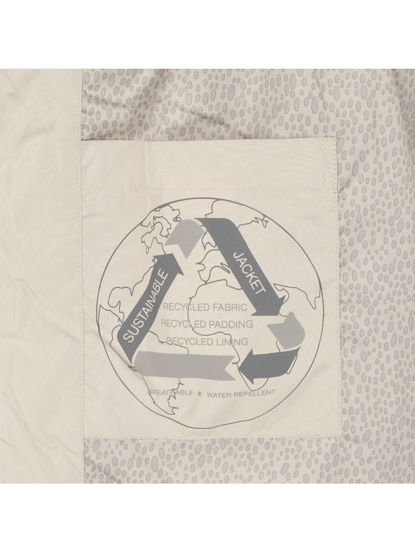 Geox Beige Damen-Daunenjacke Geox Anylla