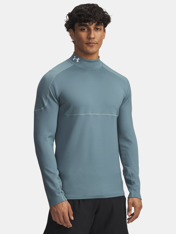 Under Armour Herren-Langarmshirt Under Armour Cold Weather Grid LS Mock-BLU