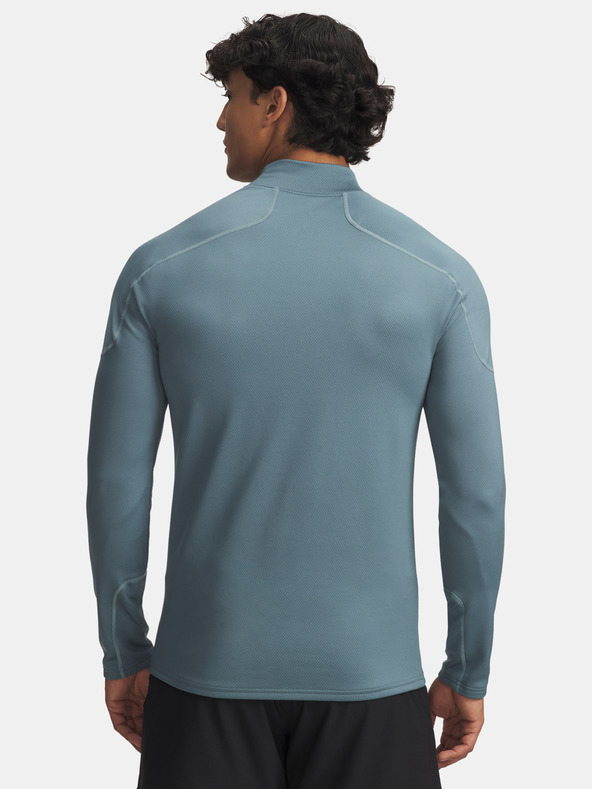 Under Armour Herren-Langarmshirt Under Armour Cold Weather Grid LS Mock-BLU