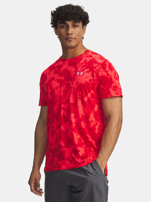 Under Armour Herren-T-Shirt Under Armour UA Launch Printed SS-RED