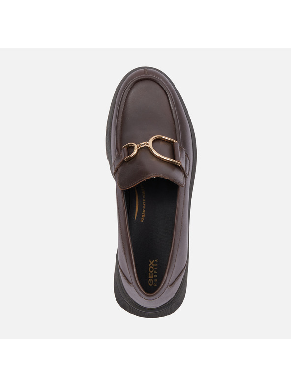 Geox Braune Damen-Mokassins Geox Vilde