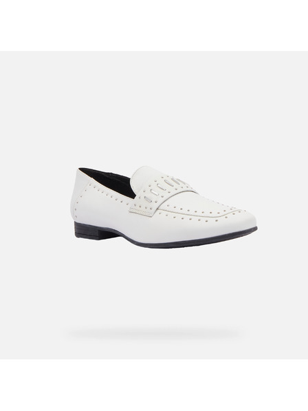 Geox Weiße Damen-Mokassins Geox Marlyna