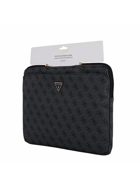 Guess Guess PU 4G Triangle Logo Notebook-Hülle 14" Schwarz