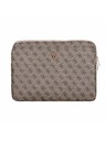 Guess Guess PU 4G Triangle Logo Notebook-Hülle 14" Braun