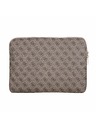 Guess Guess PU 4G Triangle Logo Notebook-Hülle 14" Braun