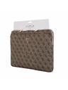 Guess Guess PU 4G Triangle Logo Notebook-Hülle 14" Braun