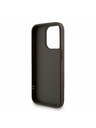 Guess Guess PU 4G Metal Logo Strap Rückseite Hülle für iPhone 15 Pro Max Braun