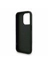 Guess Guess PU 4G Metal Logo Strap Rückseite Hülle für iPhone 15 Pro Schwarz