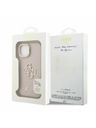 Guess Guess PU Grained 4G Logo Stand Kamera Rahmen Rückseite Hülle für iPhone 14 Pink