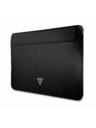 Guess Guess Saffiano Triangle Metal Logo Computer Sleeve 13/14" Schwarz