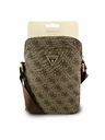 Guess Guess PU 4G Triangle Logo Tasche 8" Braun