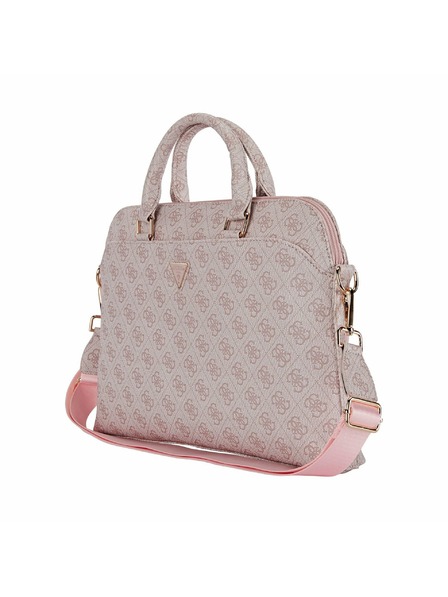 Guess Guess PU 4G Triangle Logo Notebook-Tasche 13/14/15" Pink