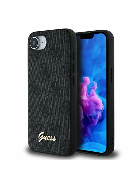 Guess Guess 4G Rückseite Hülle für iPhone 16e Grau