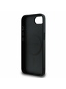 Guess Guess PU Leder 4G Farbiger Ring MagSafe Rückseite Hülle für iPhone 16e Schwarz