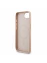 Guess Guess PU Leder 4G Farbiger Ring Riemen MagSafe Rückseite Hülle für iPhone 16e Rosa