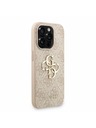 Guess Guess PU 4G Metall-Logo Riemen Rückseite Hülle für iPhone 15 Pro Max Rosa