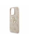 Guess Guess PU 4G Metall-Logo Riemen Rückseite Hülle für iPhone 15 Pro Max Rosa
