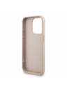 Guess Guess PU 4G Metall-Logo Riemen Rückseite Hülle für iPhone 15 Pro Max Rosa
