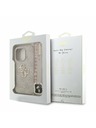 Guess Guess PU 4G Metall-Logo Riemen Rückseite Hülle für iPhone 15 Pro Max Rosa