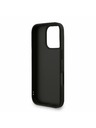 Guess Guess PU 4G Metall-Logo Riemen Rückseite Hülle für iPhone 16 Pro Schwarz