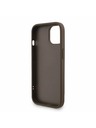 Guess Guess PU 4G Metall-Logo Riemen Rückseite Hülle für iPhone 15 Braun