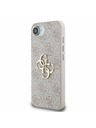 Guess Guess PU 4G Metall-Logo Rückseite Hülle für iPhone 16e Rosa