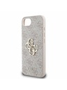 Guess Guess PU 4G Metall-Logo Rückseite Hülle für iPhone 16e Rosa