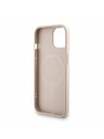 Guess Guess PU Leder 4G Farbiger Ring Riemen MagSafe Rückseite Hülle für iPhone 15 Pink