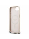 Guess Guess PU 4G Kleines Metall-Logo MagSafe Rückseite Hülle für iPhone 16e Pink