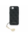 Guess Guess 4G Charm Rückseite Hülle für iPhone 16e Ton in Ton Grau
