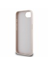 Guess Guess PU Fixed Glitter 4G Metal Logo Rückseite Hülle für iPhone 16e Pink