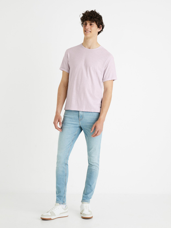 Celio Hellblaue Herren Skinny Fit Jeans Celio Foskinny1