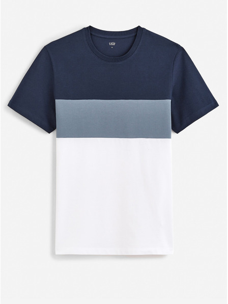 Celio Dunkelblaues Herren-T-Shirt Celio Febloc