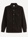 Celio Schwarzes Herrenoberbekleidungshemd Celio Faliau