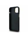 Guess Guess PU Grained 4G Logo Stand Camera Frame Rückseite Hülle für iPhone 13 Schwarz