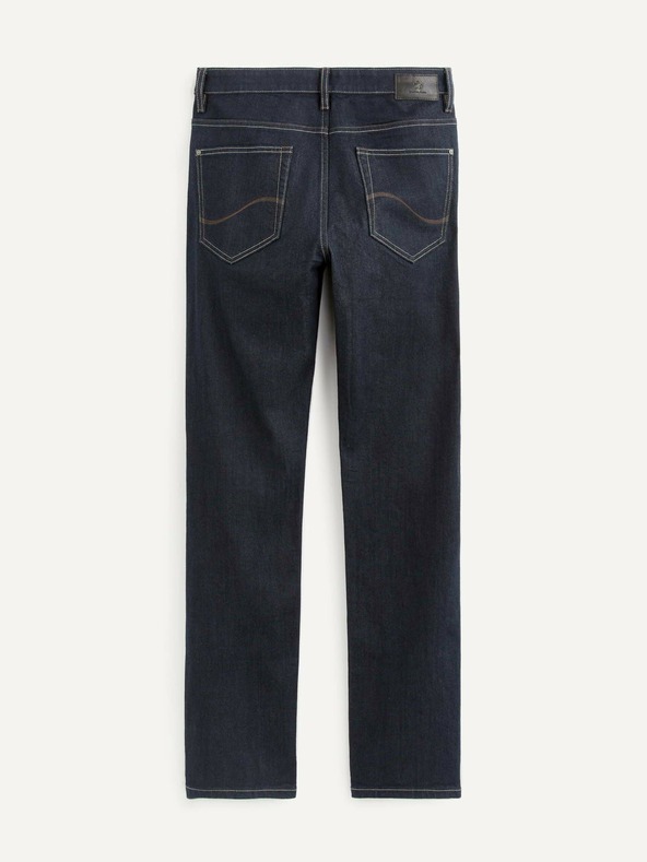 Celio Dunkelblaue Straight Fit Jeans Celio Rolisse