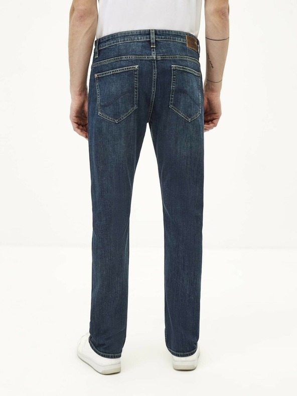 Celio Dunkelblaue Herrenjeans Straight Fit Celio