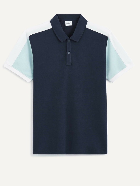 Celio Dunkelblaues Herren-Poloshirt Celio