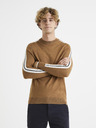 Celio Brauner Pullover mit Wolle Celio Veritas