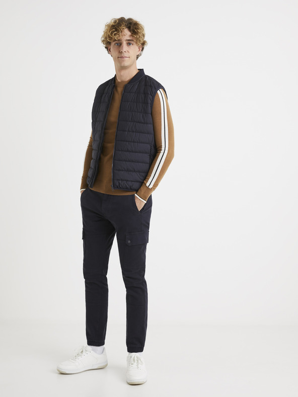 Celio Brauner Pullover mit Wolle Celio Veritas