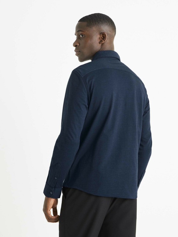 Celio Dunkelblau Herren Celio Bapik Hemd