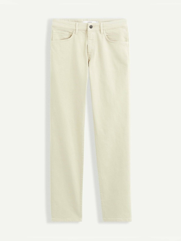 Celio Creme Herrenhose Celio Vopry1