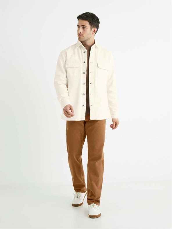 Celio Braune Herrenjeans mit geradem Schnitt Celio Vopry1