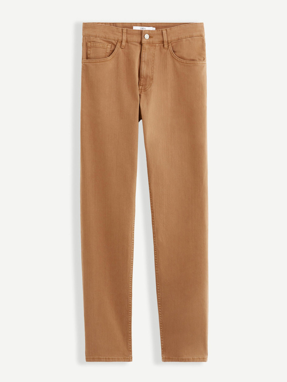Celio Braune Herrenjeans mit geradem Schnitt Celio Vopry1